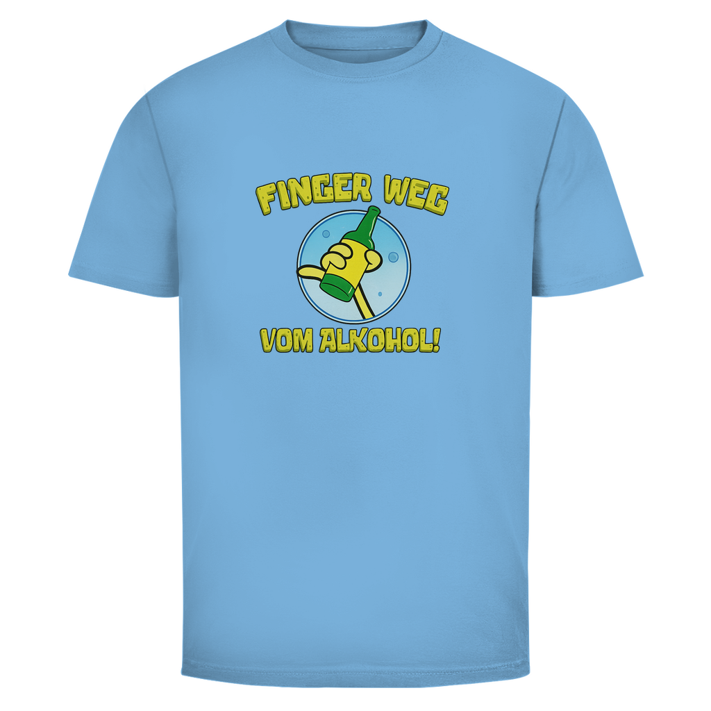 T-Shirt Männer – Finger weg vom Alkohol