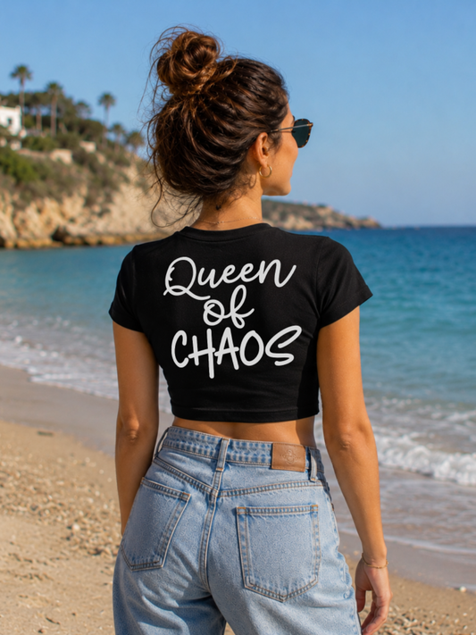 Queen of Chaos Rückendruck | Crop Top