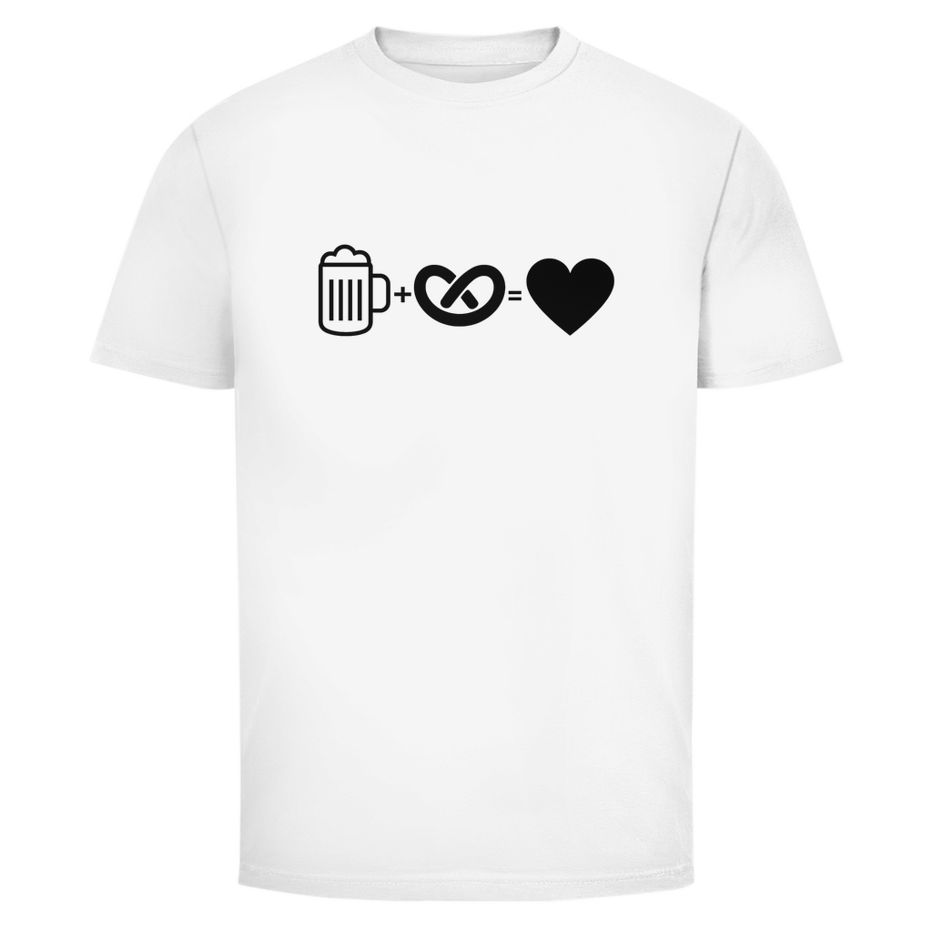 Unisex Wiesn Shirt- Bier + Brezel