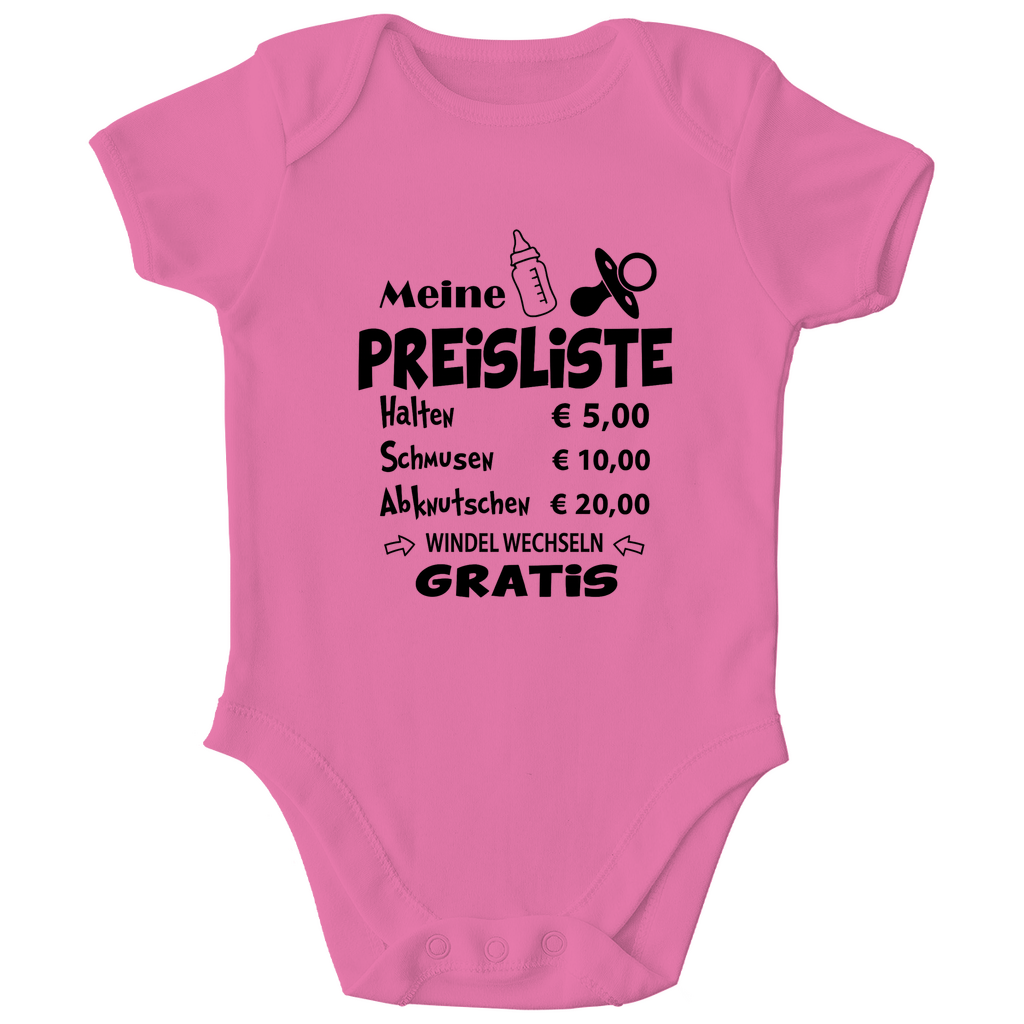 Meine Preisliste | Baby Body Kurzarm