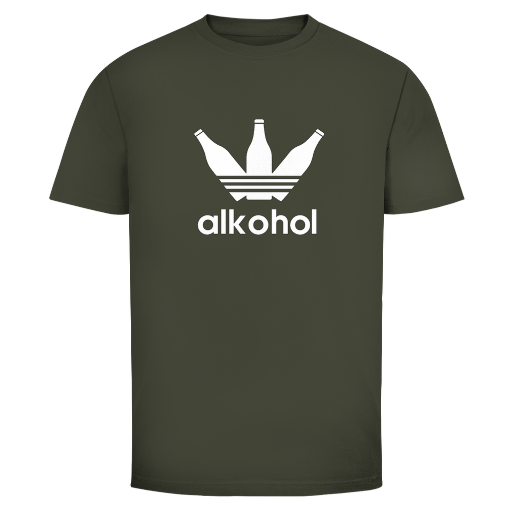 T-Shirt Männer – Alkohol Logo
