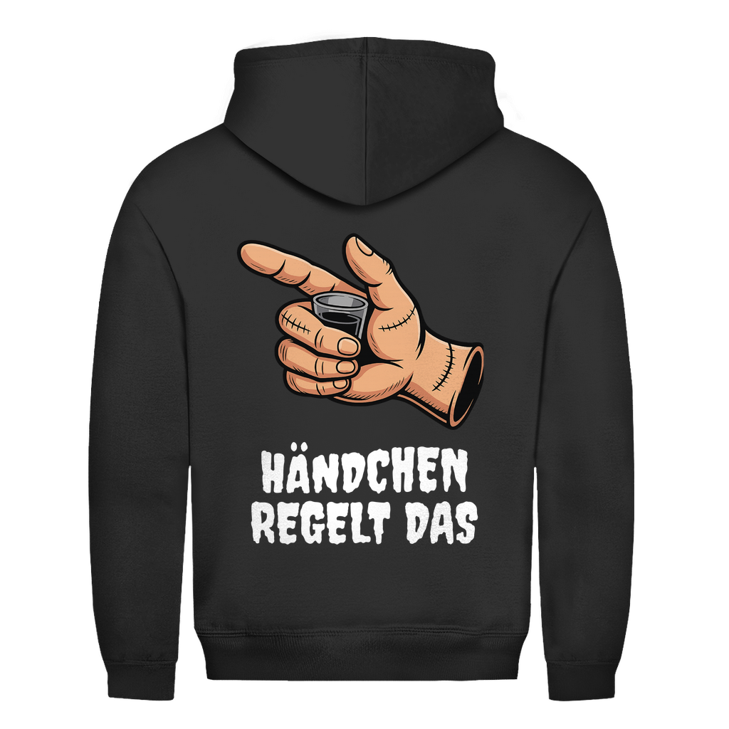 Händchen regelt das Rückendruck | Unisex Hoodie