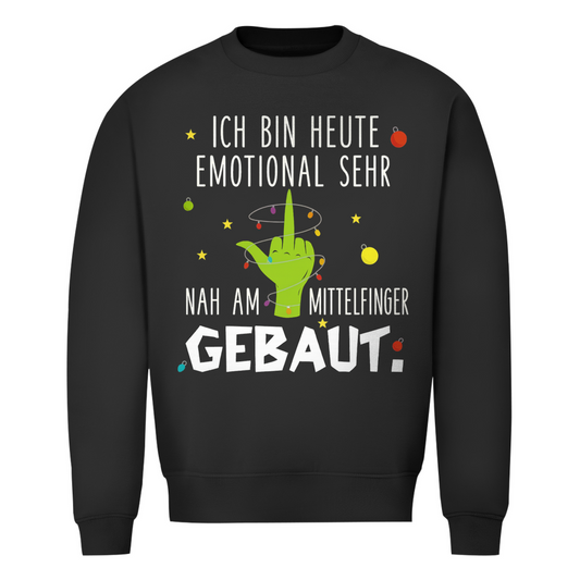 Emotional sehr nah am Mittelfinger | Unisex Sweatshirt