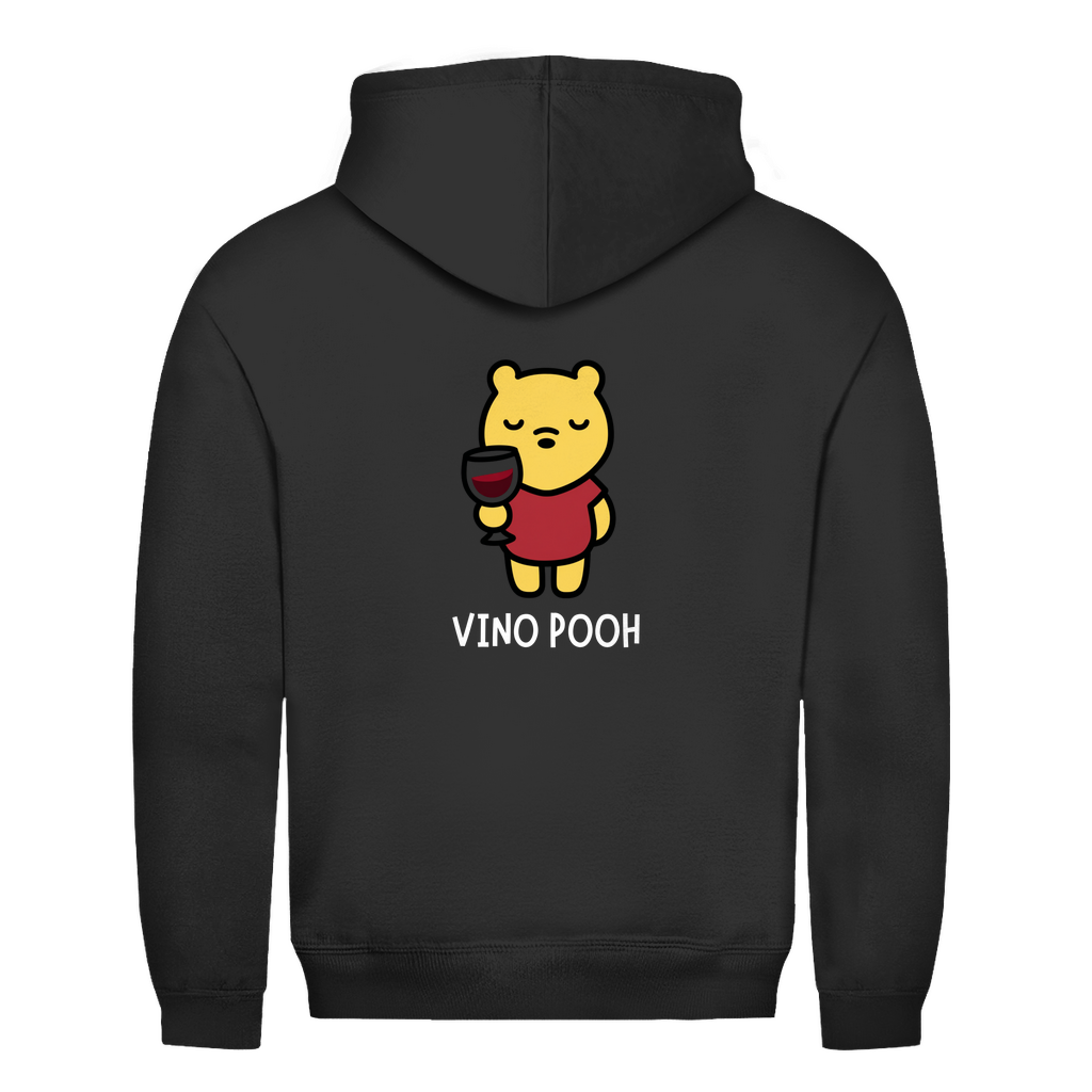 Vino Pooh Rückendruck  | Unisex Hoodie