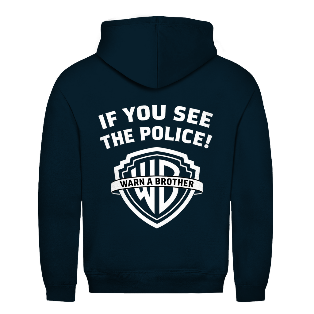 Warn a Brother | Unisex Hoodie Rückendruck
