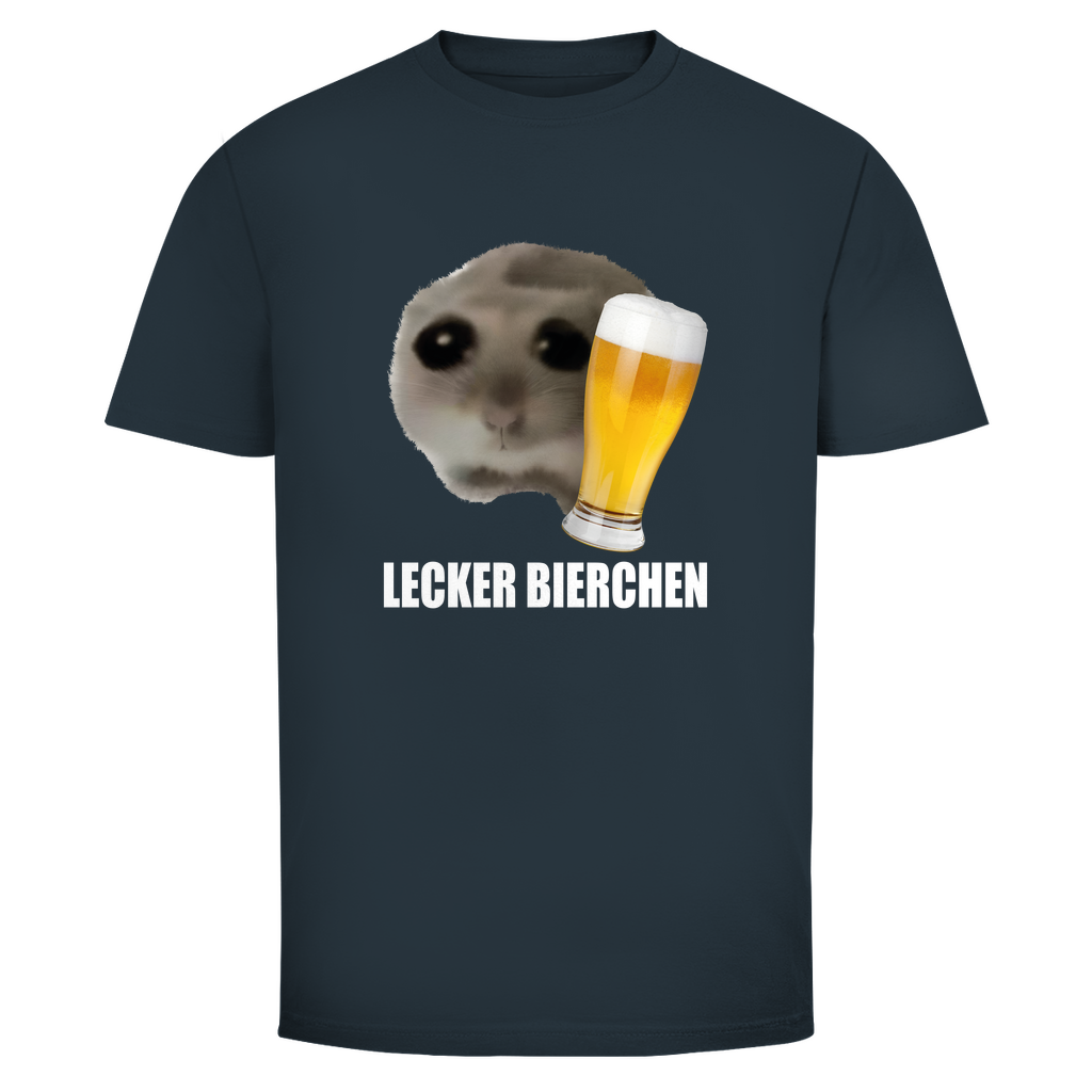 T-Shirt Männer- Lecker Bierchen meme