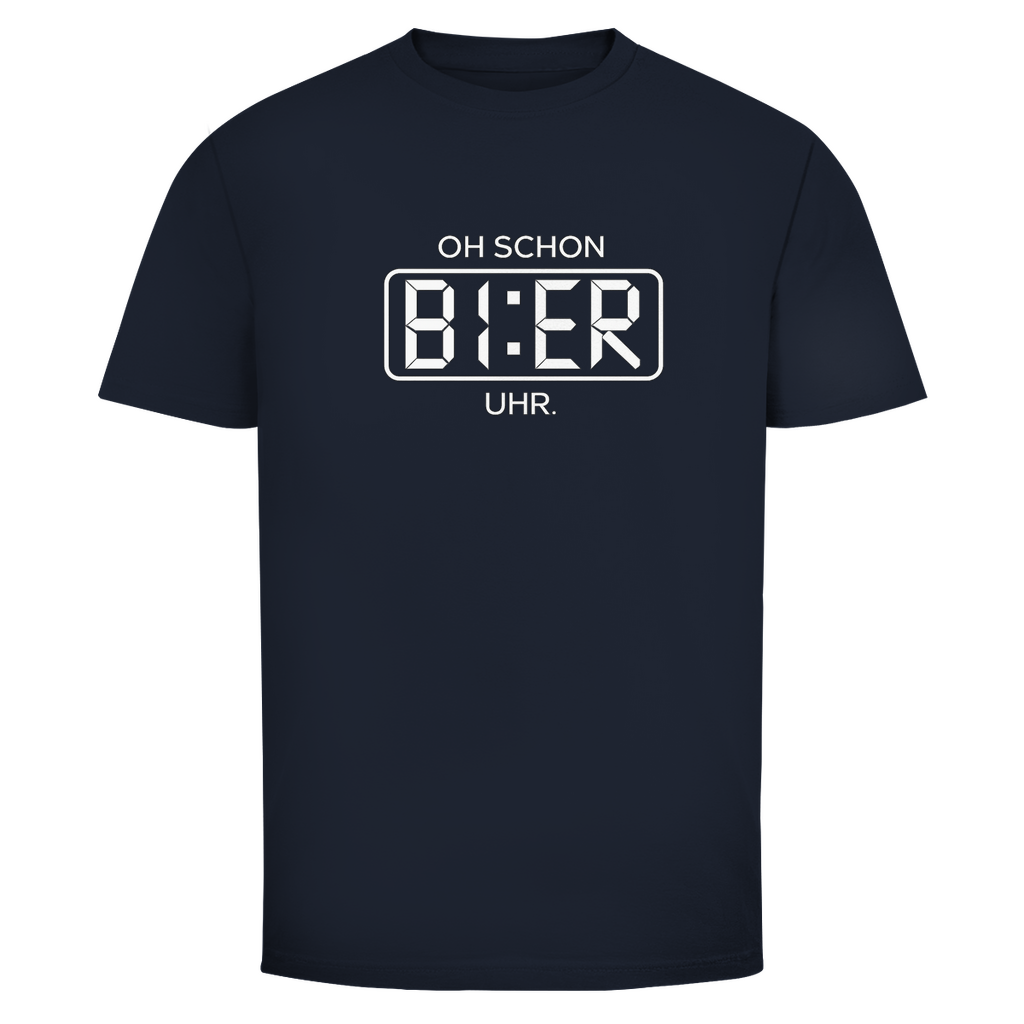 T-Shirt Männer – Oh schon Bier Uhr