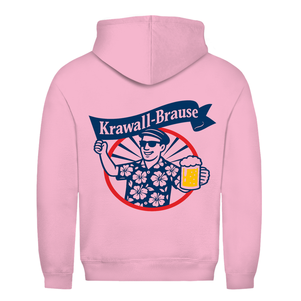 Unisex Hoodie- Rückenprint Krawall Brause
