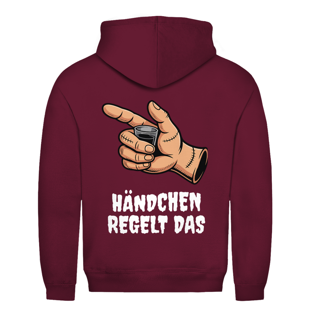 Händchen regelt das Rückendruck | Unisex Hoodie