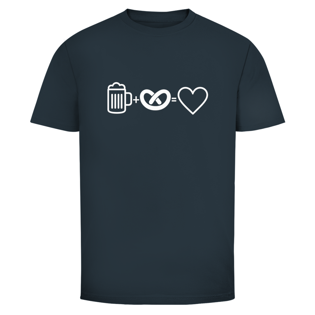 Unisex Wiesn Shirt- Bier + Brezel
