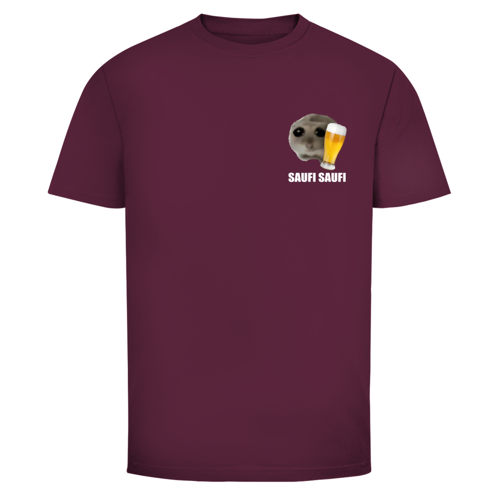 T-Shirt Männer– Saufi Saufi Meme Minimaslistisch