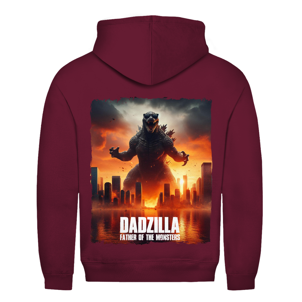 Hoodie Männer-Rückendruck Dadzilla