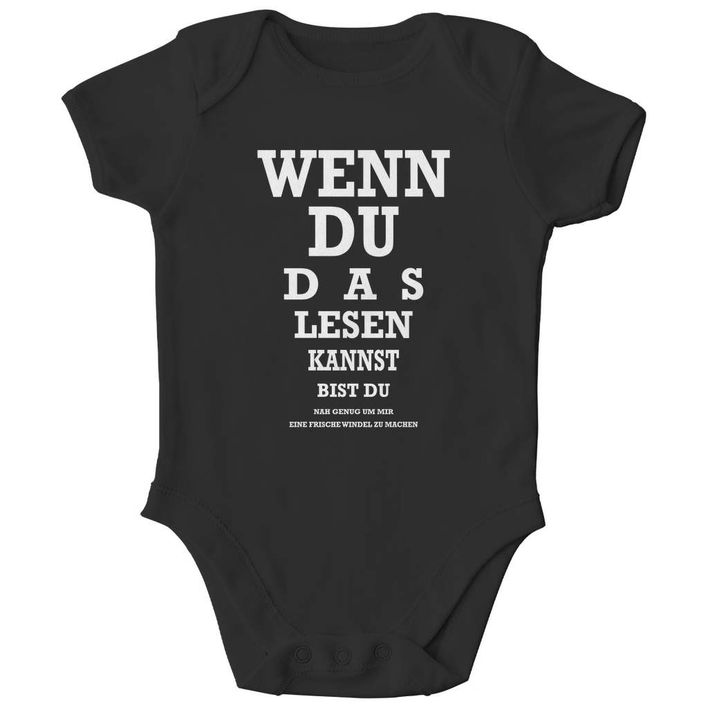 Wenn du das lesen kannst | Baby Body Kurzarm