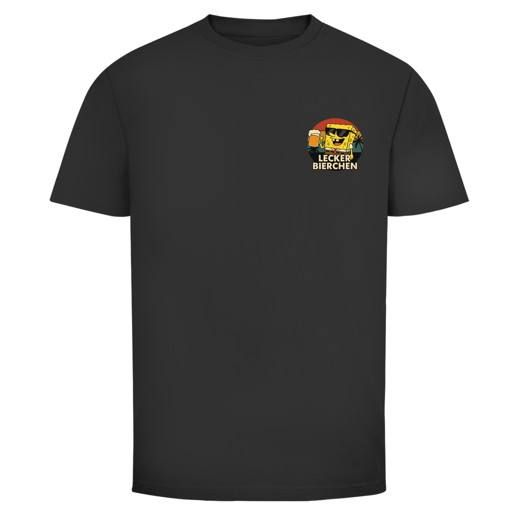T-Shirt Männer- Lecker Bierchen Minimaslistisch