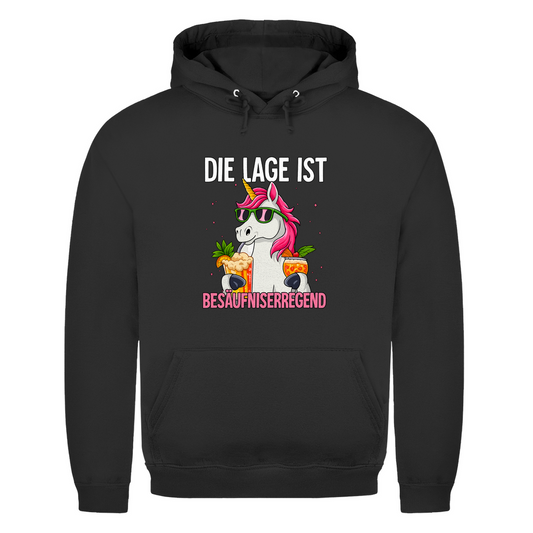 Unisex Hoodie - Die Lage ist Besäufniserregend