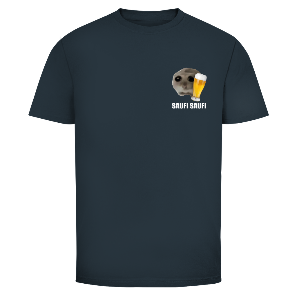 T-Shirt Männer– Saufi Saufi Meme Minimaslistisch