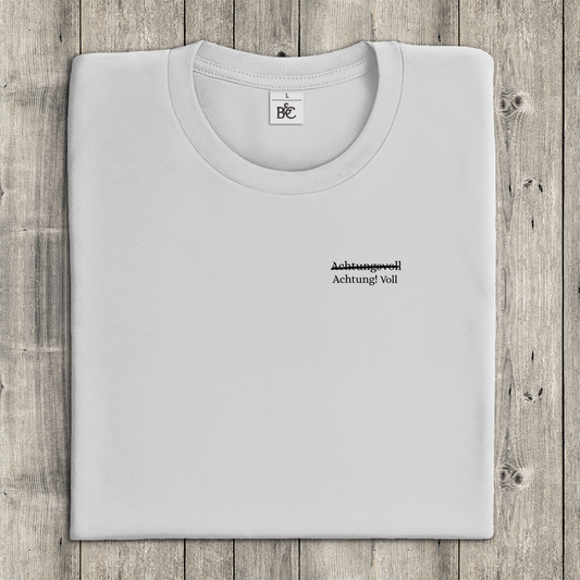 Achtung! Voll Brustdruck | Premium Frauen T-Shirt