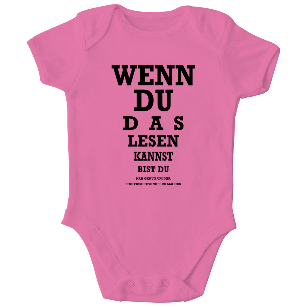 Wenn du das lesen kannst | Baby Body Kurzarm