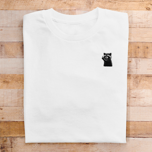 T-Shirt Herren- Lustiger Waschbär