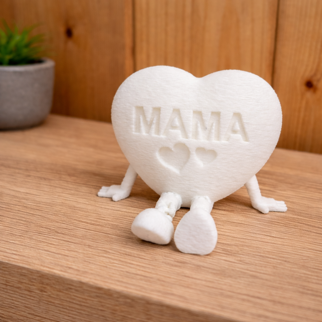 Mama Herz Deko 3D Druck