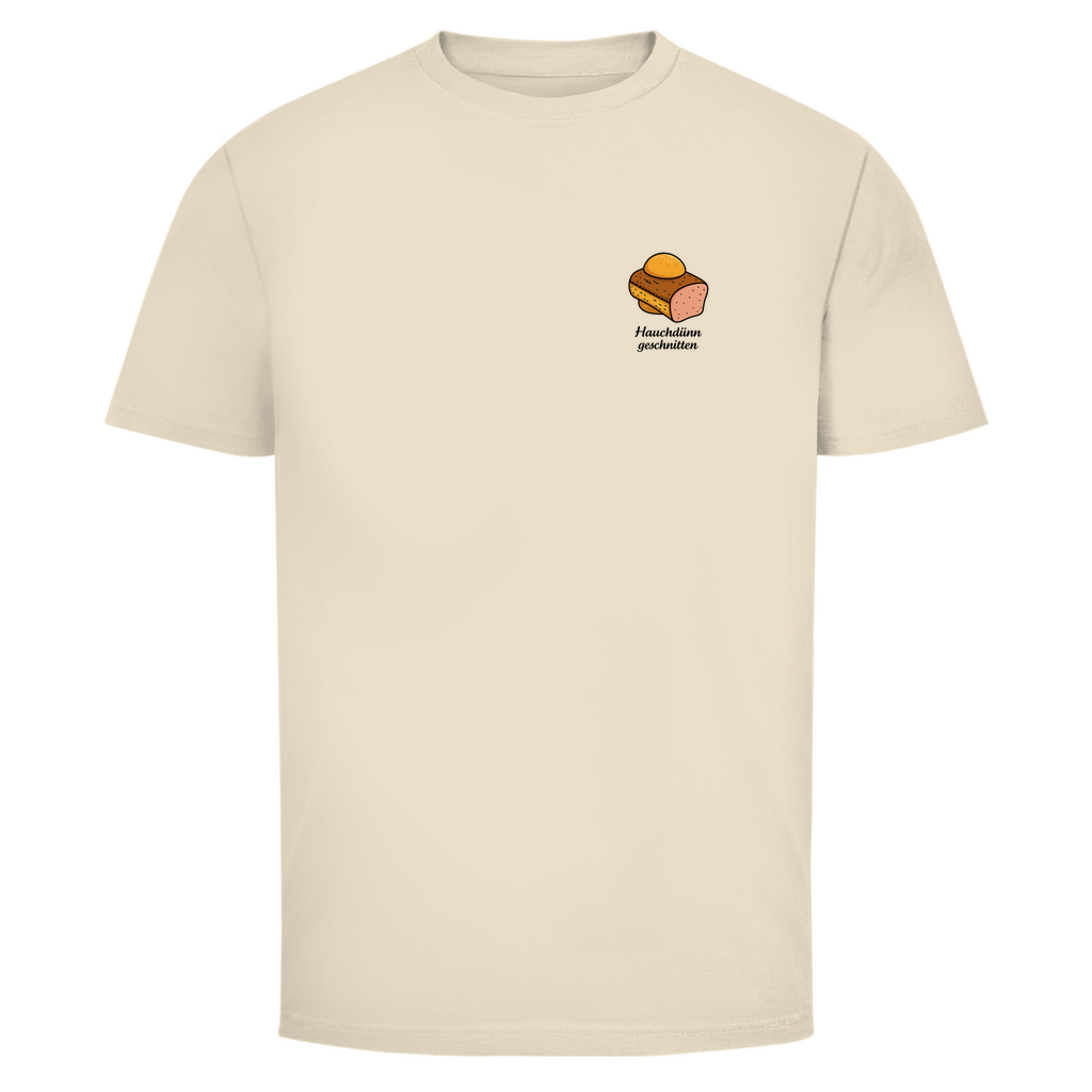Hauchdünn geschnitten Brustdruck | Unisex Shirt