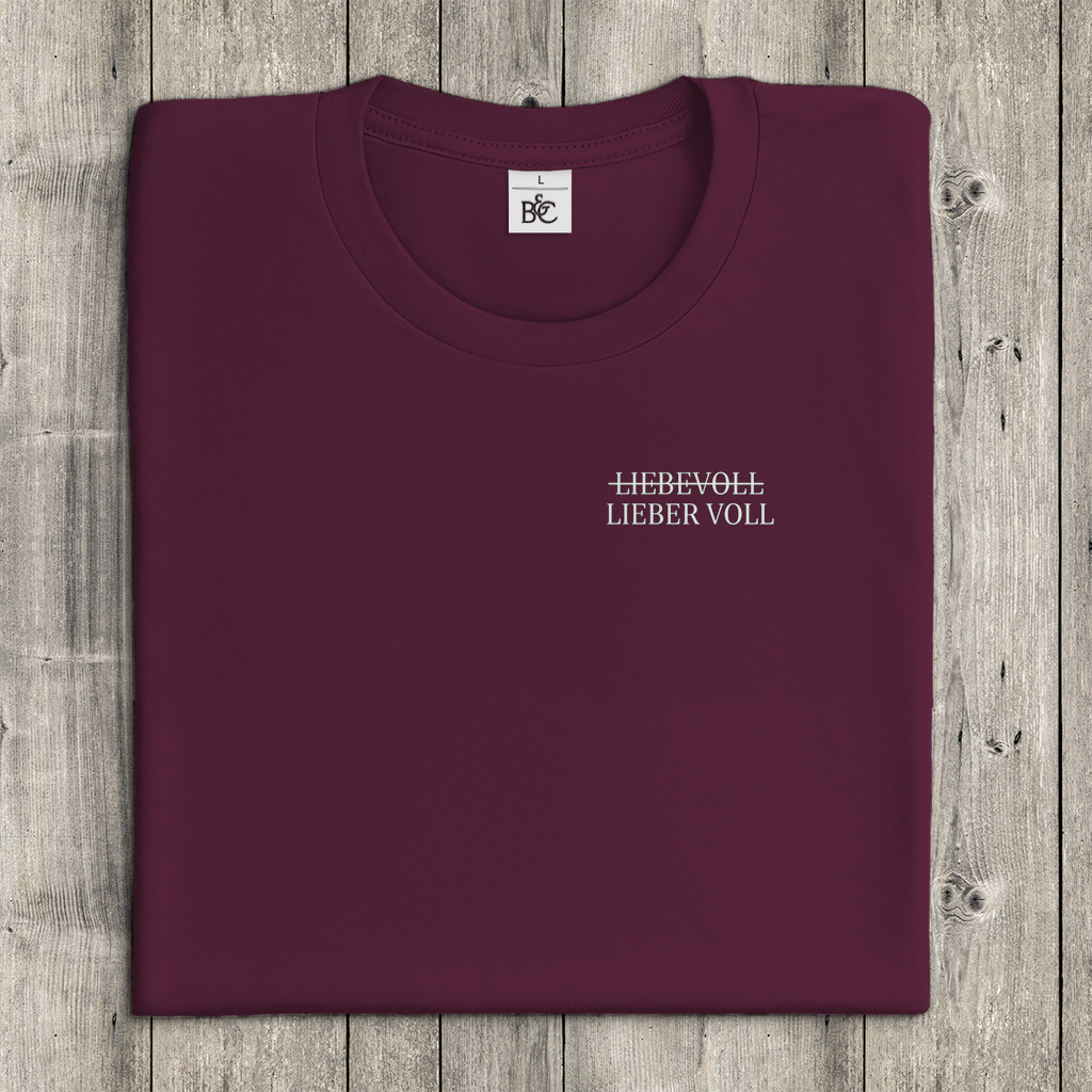 T-Shirt Frauen Minimalistisch – Lieber voll