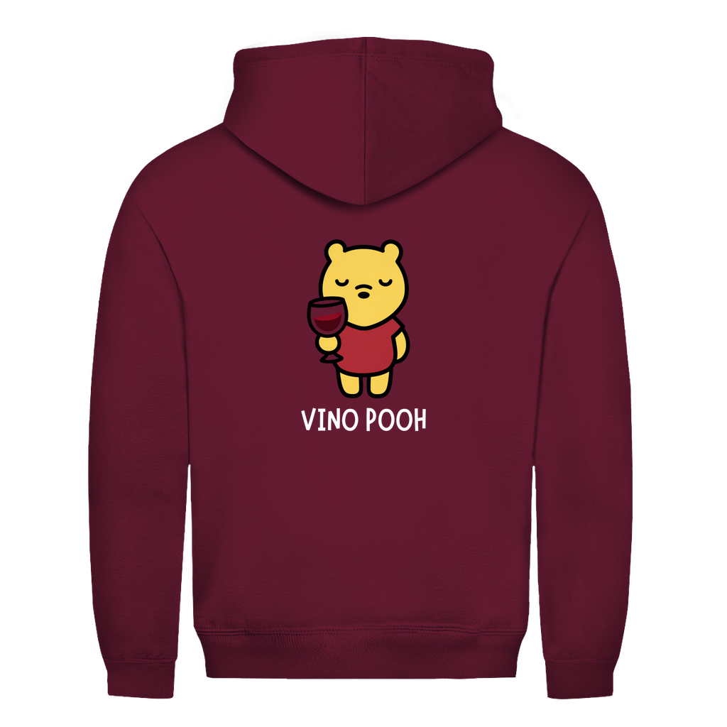 Vino Pooh Rückendruck  | Unisex Hoodie