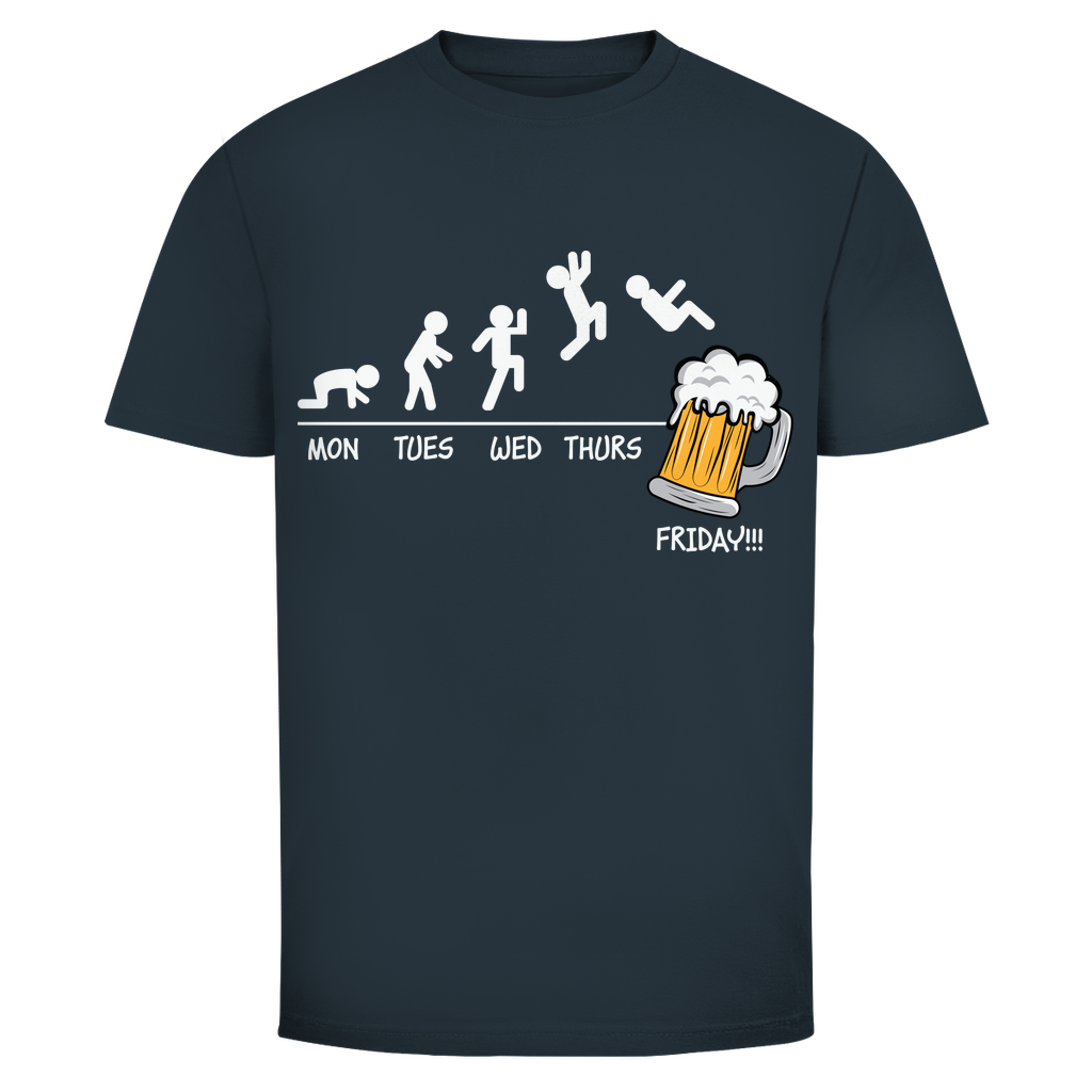 T-Shirt Männer- Friday Bier