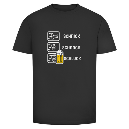 Männer T-Shirt – Schnick Schnack Schluck