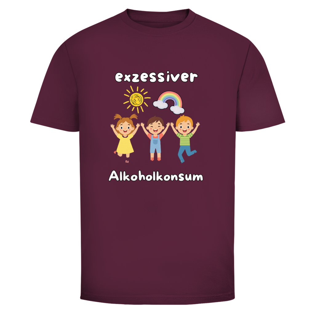 T-Shirt Männer - Exzessiver Alkoholkonsum
