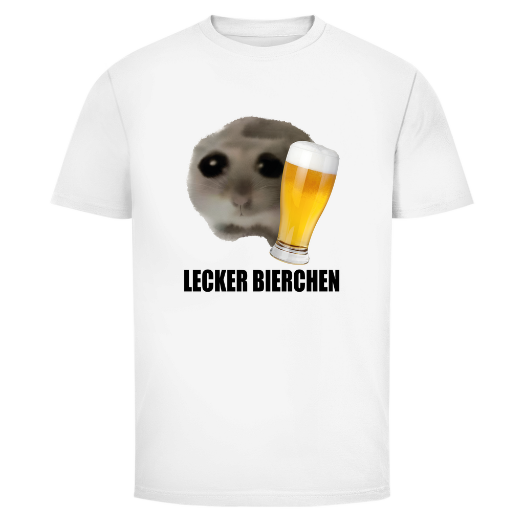 T-Shirt Männer- Lecker Bierchen meme