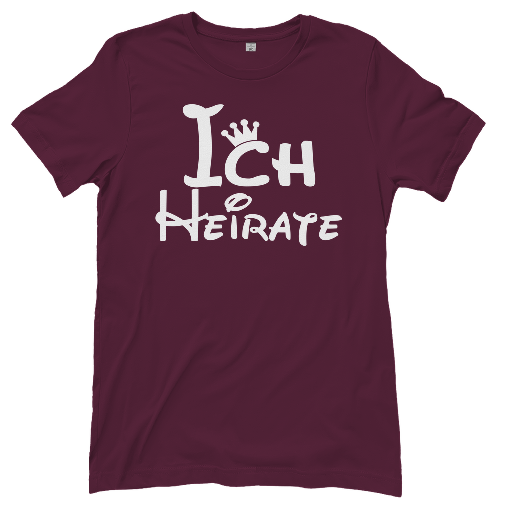 T-Shirt Frauen- Ich heirate