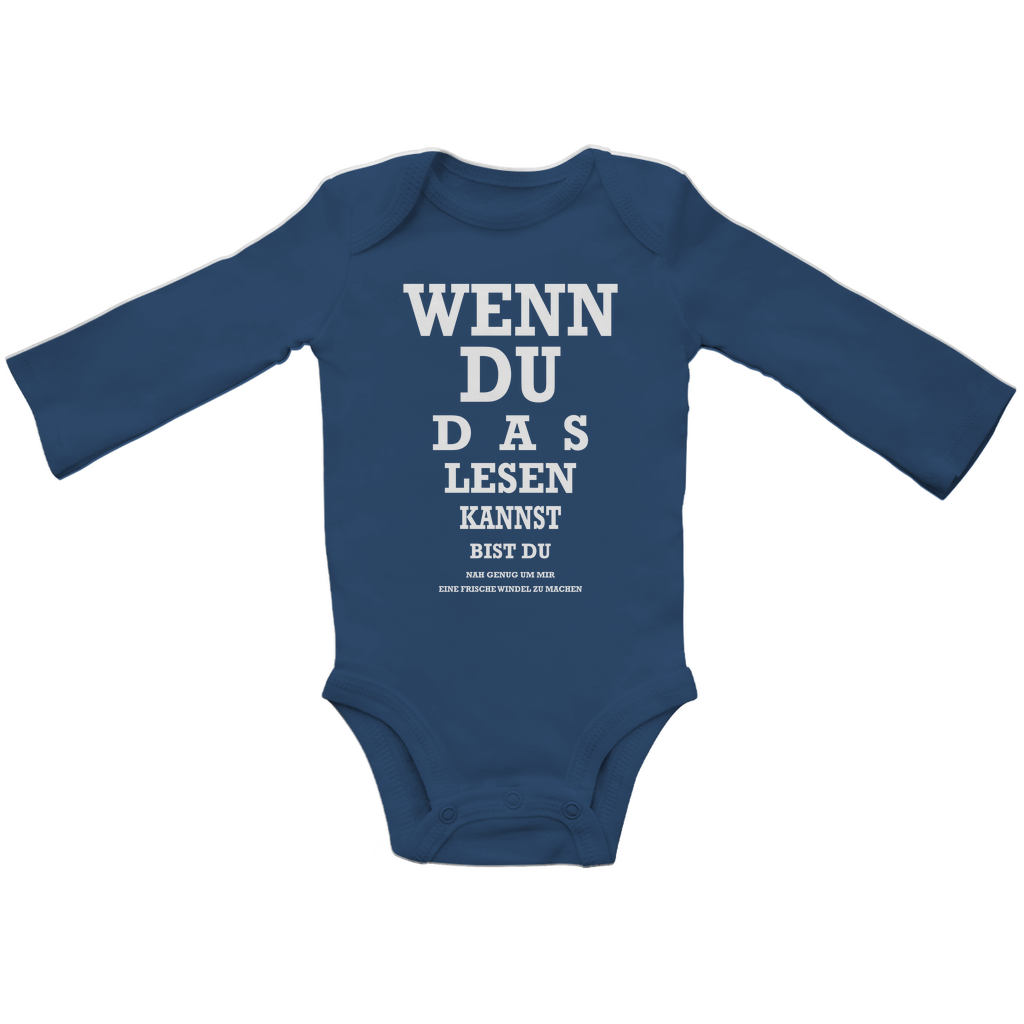 Wenn du das lesen kannst | Baby Body Langarm