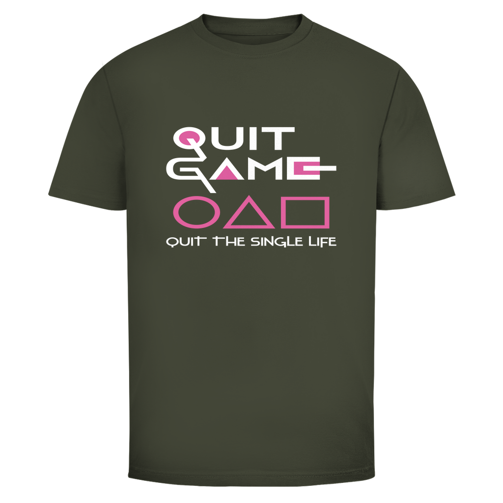 T-Shirt Männer- Quit Game