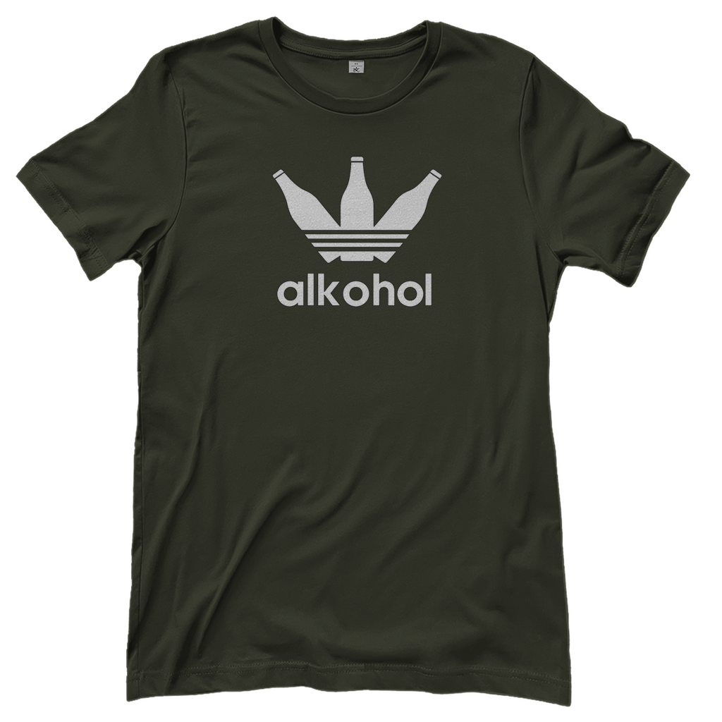 T-Shirt Frauen – Alkohol Logo