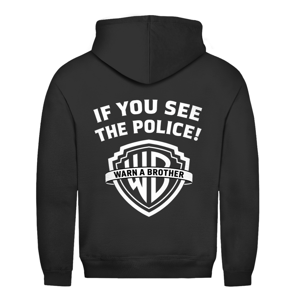 Warn a Brother | Unisex Hoodie Rückendruck
