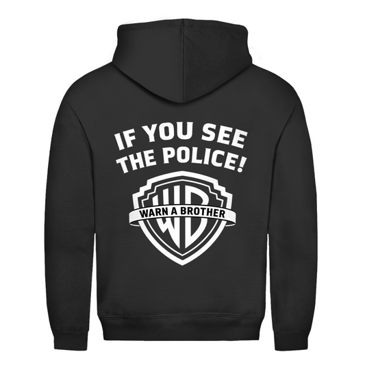 Warn a Brother | Unisex Hoodie Rückendruck