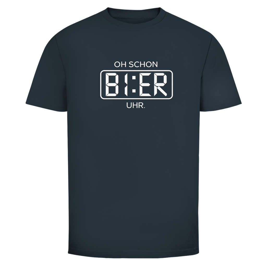 T-Shirt Männer – Oh schon Bier Uhr