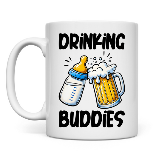 Drinking Buddies Tasse – Lustiges Geschenk für Papas