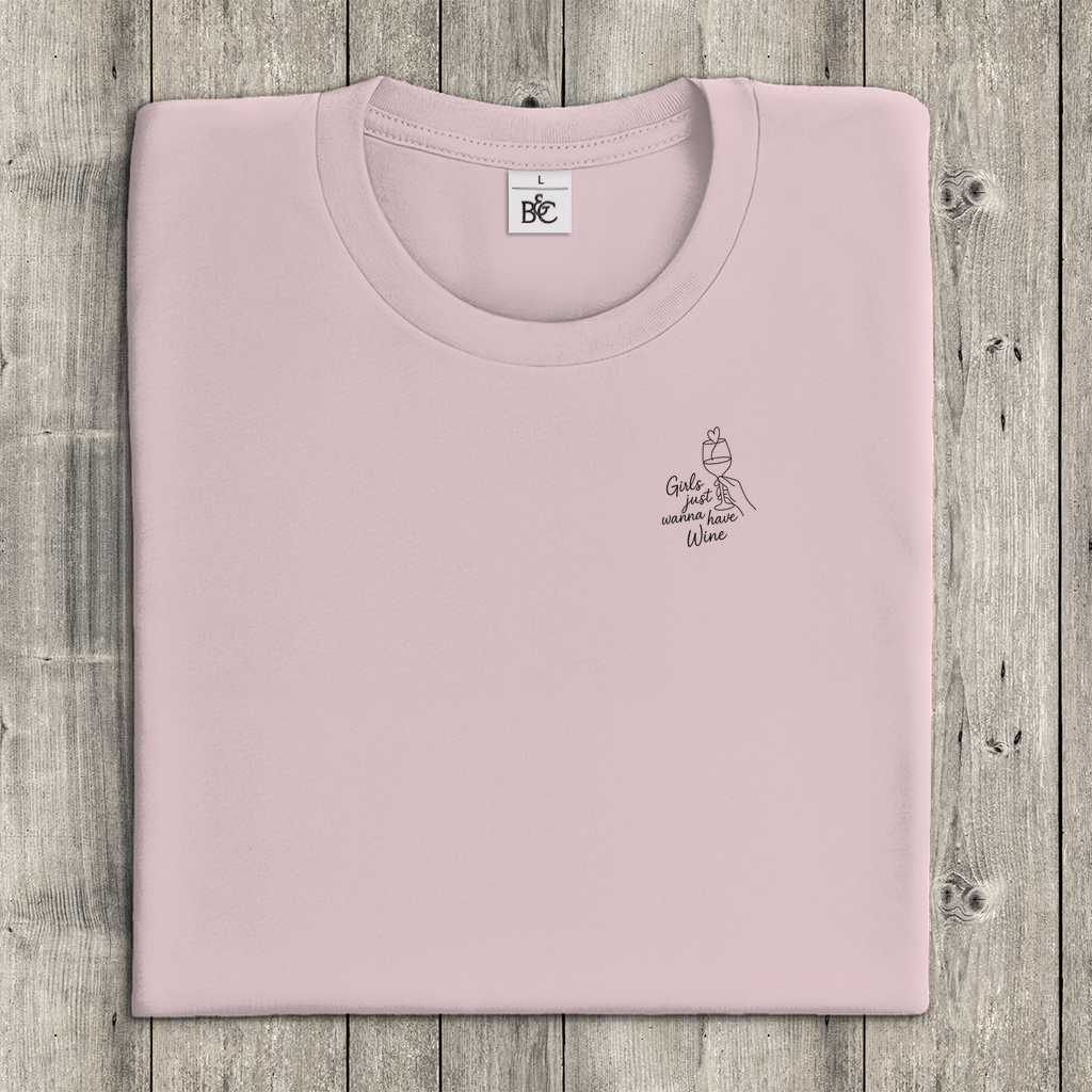 T-Shirt Frauen – Girls just wanna have Wine