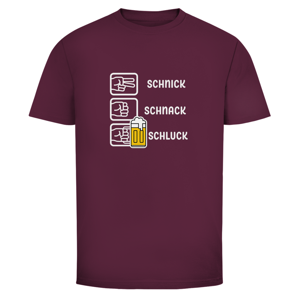Männer T-Shirt – Schnick Schnack Schluck