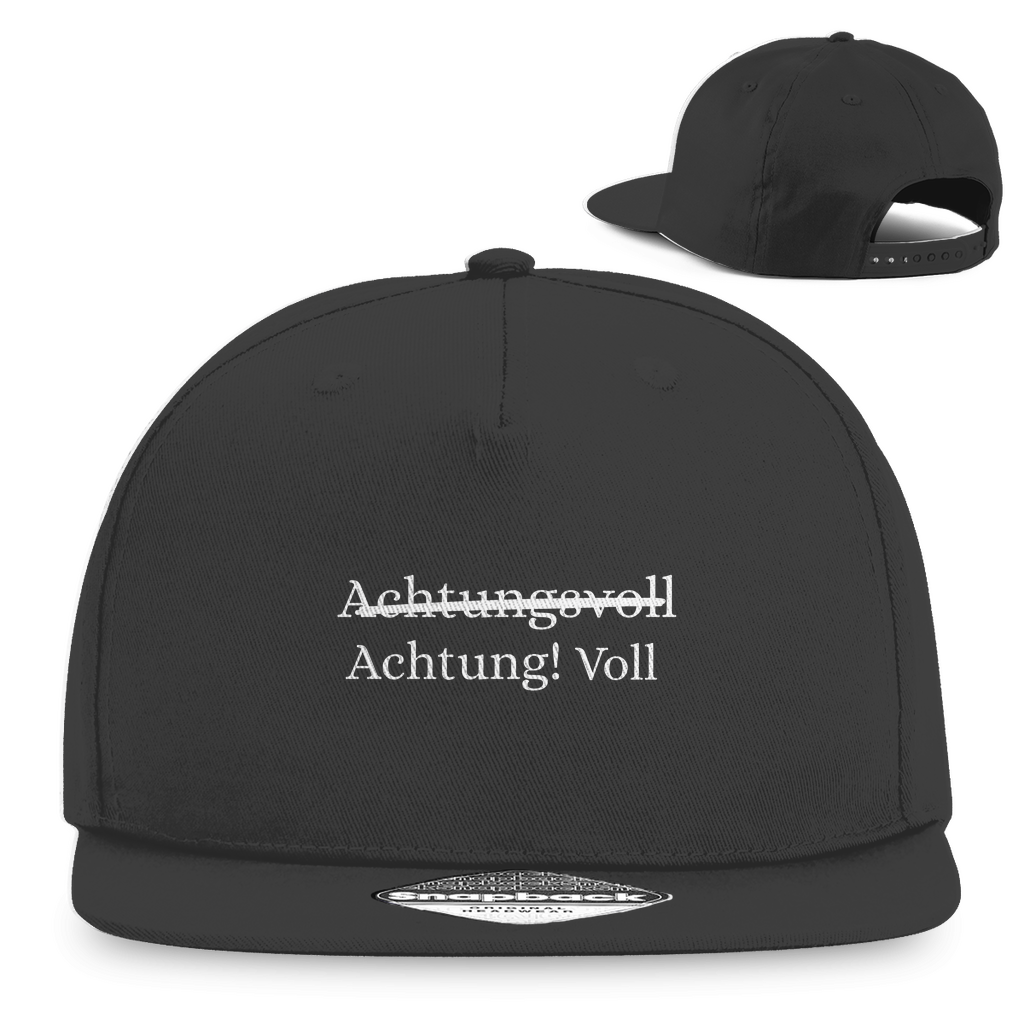 Achtung! Voll | Snapback Cap