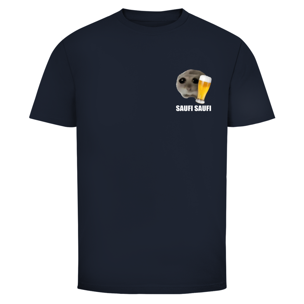 T-Shirt Männer– Saufi Saufi Meme Minimaslistisch