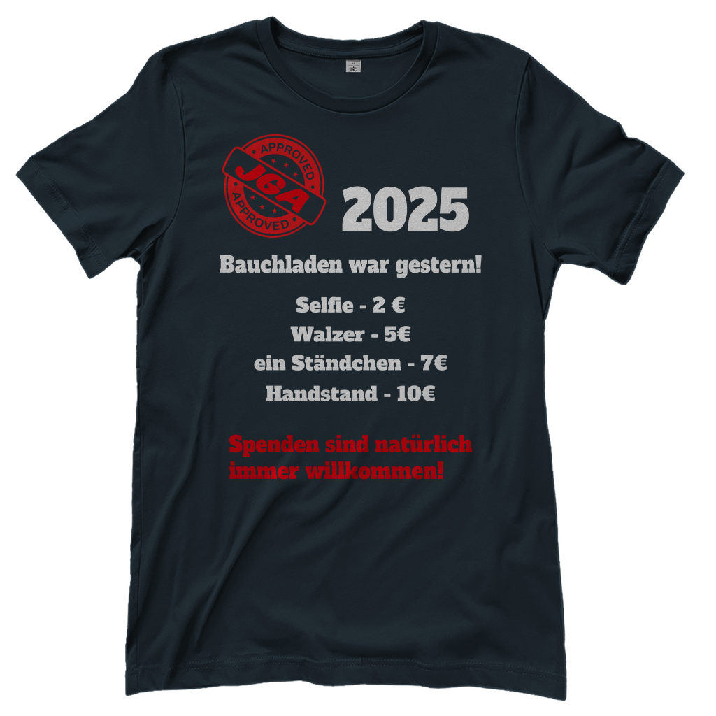 T-Shirt Frauen– Charmanter Bauchladen