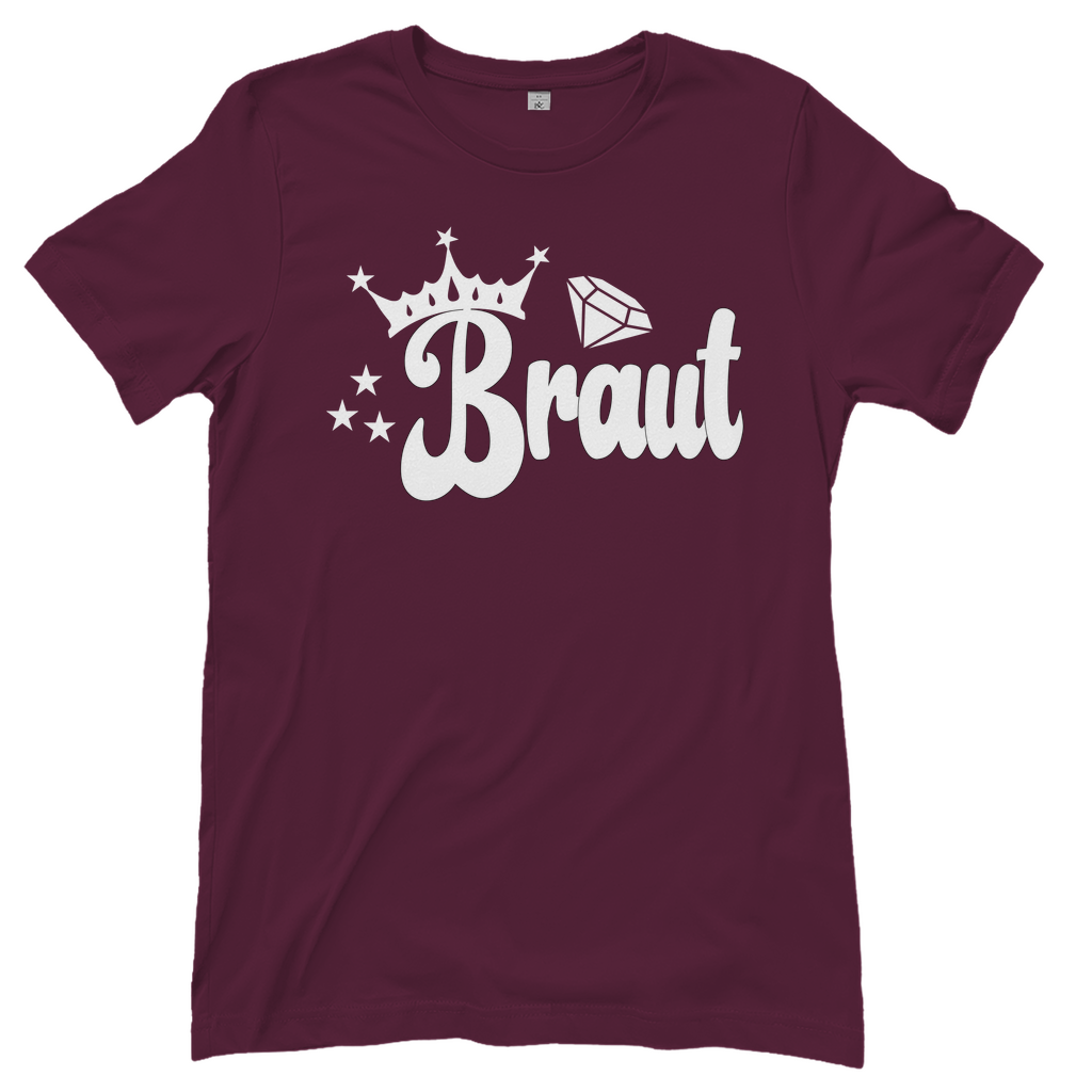Braut Shirt mit Krone & Diamant