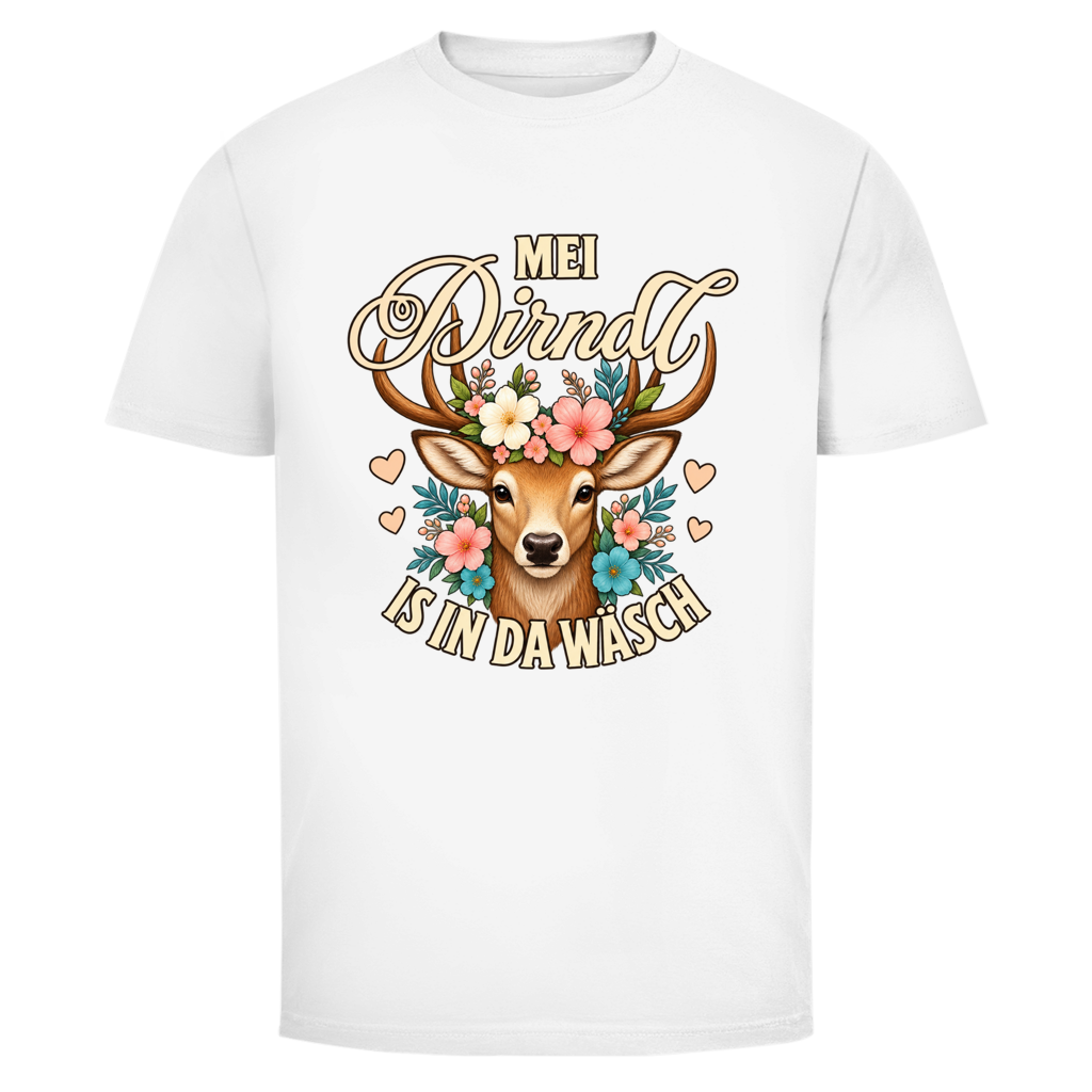 Mei Dirndl is in da wäsch | Unisex Shirt