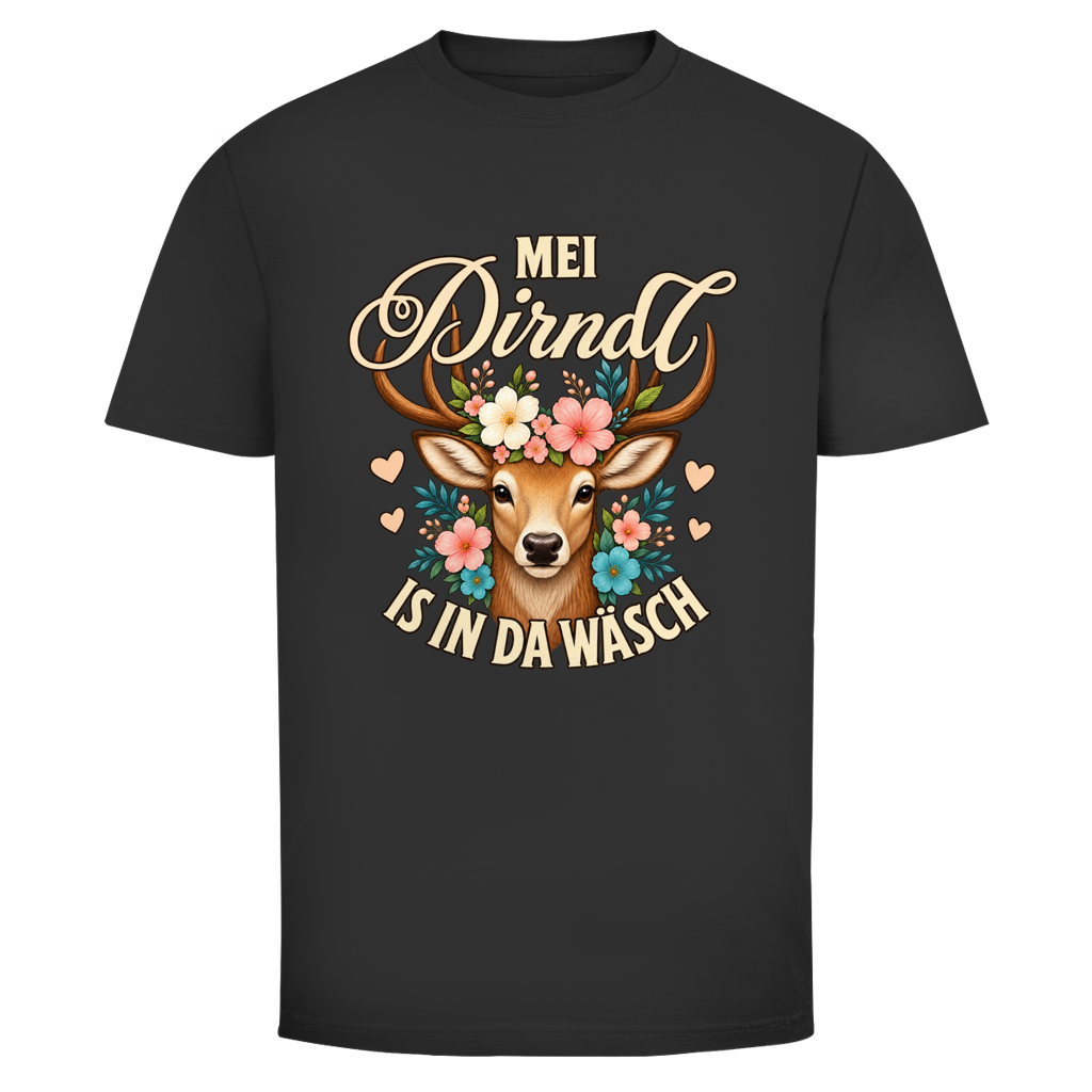 Mei Dirndl is in da wäsch | Unisex Shirt