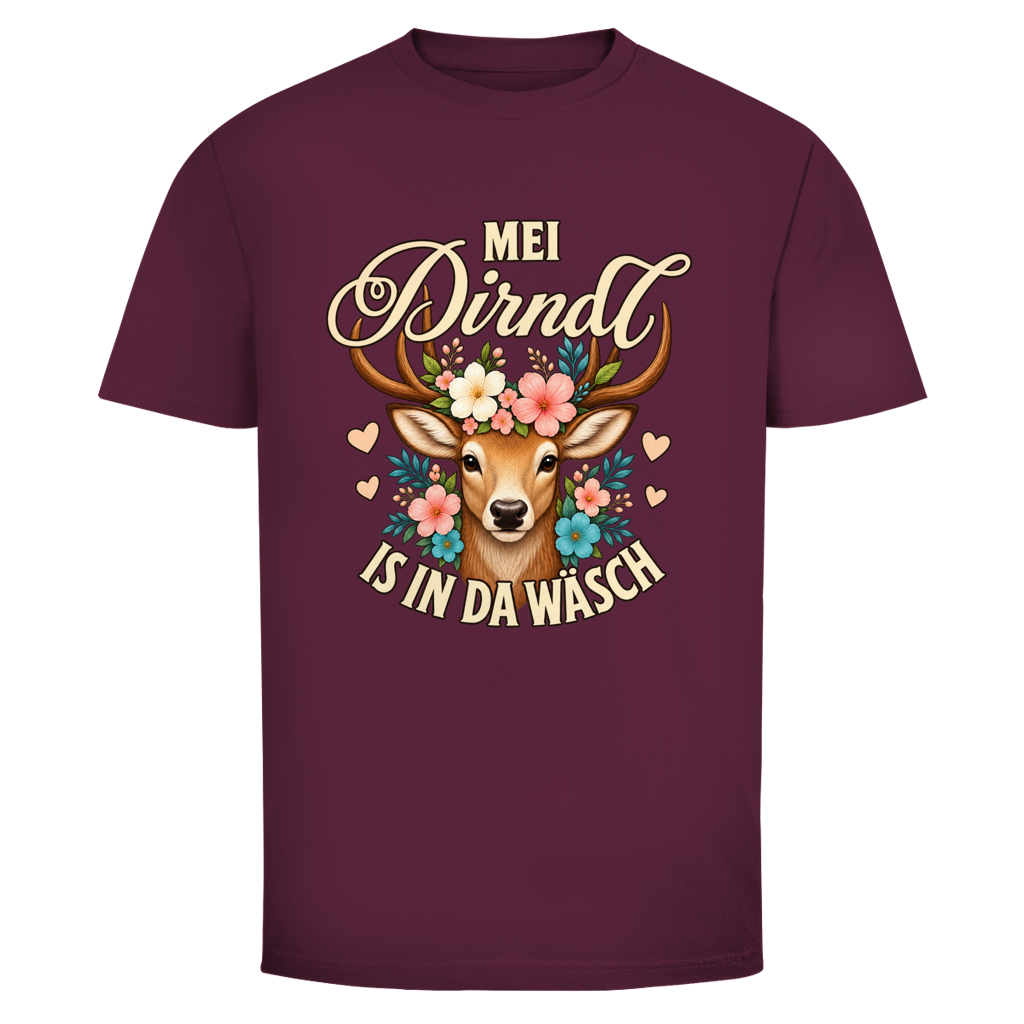 Mei Dirndl is in da wäsch | Unisex Shirt