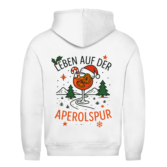 Leben auf der Aperolspur Xmas Edition Rückendruck | Unisex Hoodie