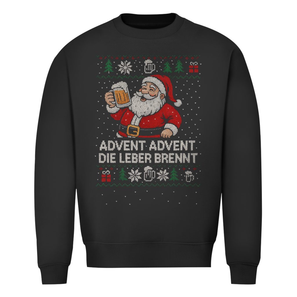 Advent Advent die Leber brennt | Ugly Sweater